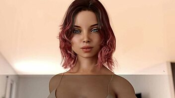 3D porn game with big tits and nipples bouncing