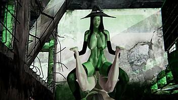 Cuming inside witch gruntilda on halloween night - 3d porn 🎃