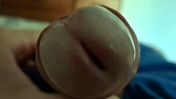 close-up of my cock's head teasing you