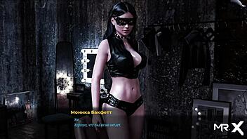 Fashionbusiness - oiled up model dancing in 3d hentai game e2 23