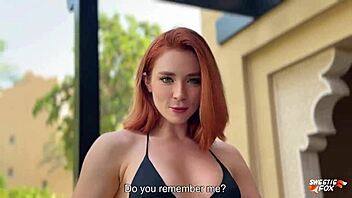 Teacher drills English into student’s mouth and tight pussy. A random meet turns wild!