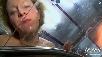 Naughty Dana Gets Facialized in Wild Groupsex