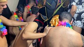 Orgia Gay Amadora de Carnaval no Brasil - 2023 Facial Horny Hardcore Fetish Fucking