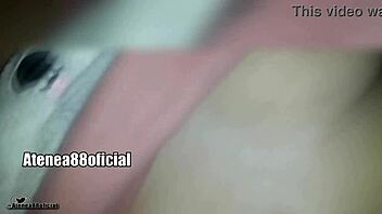 Stepsister’s big natural tits and crazy antics at night