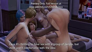 Wild orgy with cara, she says, join the banging now