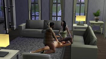 the sims 4 - introduced to my new family orgy, ready for teen 18+ cumshot?