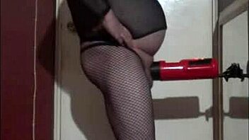 A shy bisexual crossdresser enjoys solo pleasure on Boxing Day.