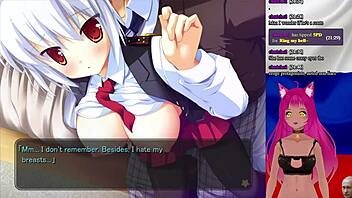 Vtuber LewdNeko plays 'My Girlfriend is the President' part 8