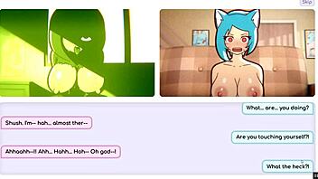 Wanna watch Nicole masturbate to hentai camgirl tits?