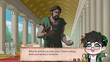 Hot men in ancient Roman gladiator outfits engage in sex and struggle for liberation in an animated Yaoi movie.