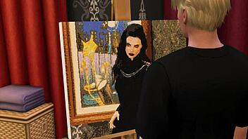 I see this mystical painting in 3d hentai, it's soo hot!