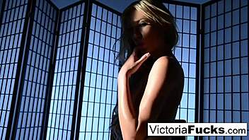 Victoria Poses With Legs And Ass Smoking