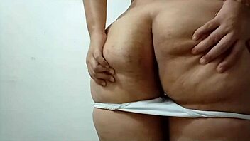 Latina with natural ass dances seductively for her horny neighbor