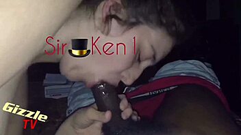 Brunette Young 18+ Slut Sucks and Fucks in Interracial Scene