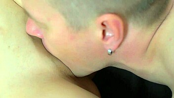 Perverted boy licks the narrow ass and pussy of his brunette milf, making her reach a real orgasm.