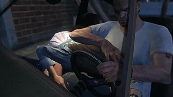 man, trevor in gta 5 hires a hooker for car action.