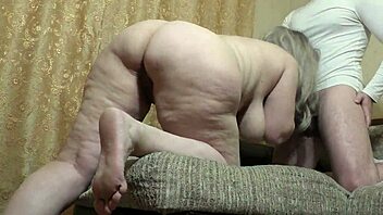 Curious how stepmom’s big tits teach anal and blowjob tricks to fresh talent?