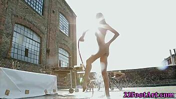 Wow, this petite babe’s footjob skills are just unreal!