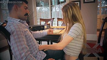 Nadya Nabakova gives handjob in contest