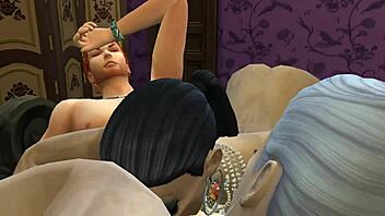 Can granny's big tits handle this cock?