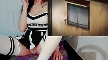 Oh wow, the neighbor fucks her alone at home in this hentai!