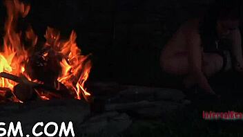 Honey in Latex Costume Gets Punished