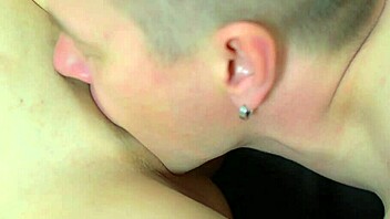 Perverted boy licks the narrow ass and pussy of his brunette milf, making her reach a real orgasm.