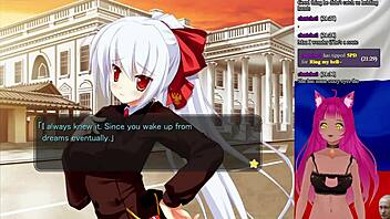 Vtuber LewdNeko plays 'My Girlfriend is the President' part 8