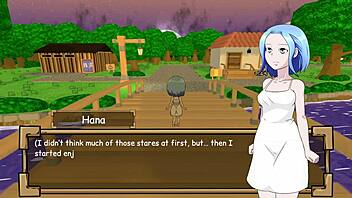 Hana's Exposure: A Blooming Flower in Hentai Game Part 1