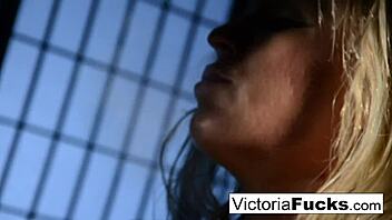 Victoria Poses With Legs And Ass Smoking