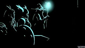 Fandeltales’ erotic animation with a monster and an amateur.