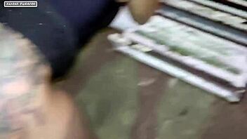 Intense Public Square Sex With Friends Fulfilling Fetish