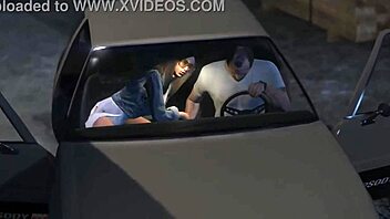 man, trevor in gta 5 hires a hooker for car action.