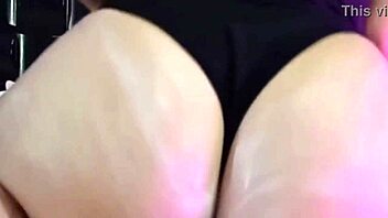Big ass latina girl touches herself