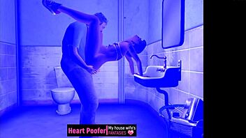 paying the rent and utilities in this cartoon sex story