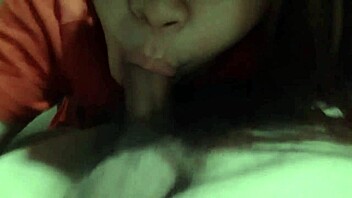 did the teen babe fill her mouth with cum?