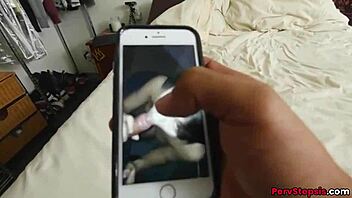 hot brunette stepsister aspen reign gets huge dick in her little 18+ juicy pussy