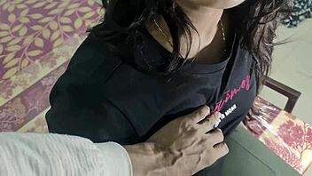 Real desi jija-sali hardcore romantic sex video with hindi talking?