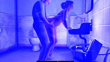 paying the rent and utilities in this cartoon sex story