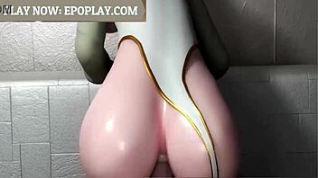 hero fucking that perfect big ass 3d girl animation