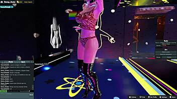 Yessicahotwife dancing in the night club