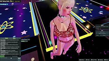 Yessicahotwife dancing in the night club