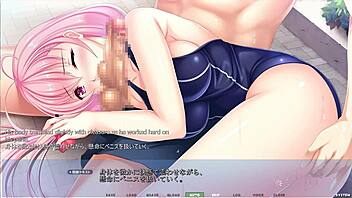 Making my stepsis wet in akumeru family yunagi route part 10