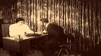 Vintage nurses in hospital scenes with hairy patients over two centuries