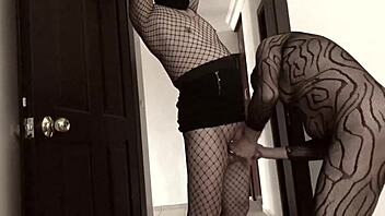 In a wild scene, a tranny endures whipping and gay bondage while jumping into raw action.