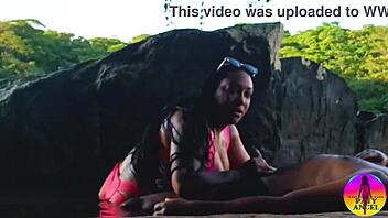 I got fucked by my lover in the river public spot and he came in my mouth