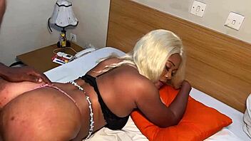 Soft Ebony Ass Bent Over For Hardcore Doggystyle Cum Twice