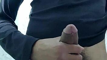 hot guy ends up masturbating his delicious penis homemade latina