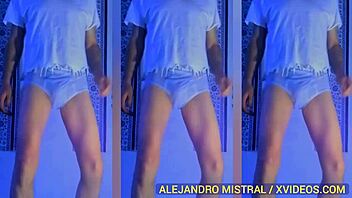 v�deo fetiche en trusa azul alejandro mistral