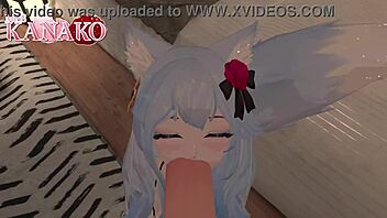 Why not cum on my Ganyu cosplay face as a catgirl in cowkini?